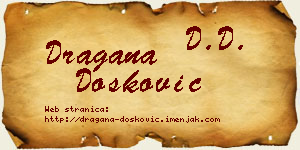 Dragana Dosković vizit kartica